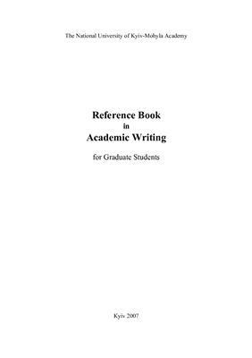 Academic Writing Reference Book