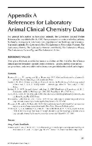 Animal Clinical Chemistry - A Practical Handbook for Toxicologists and Biomedical Researchers