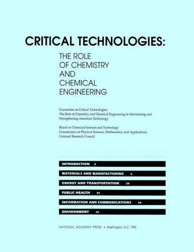 Critical Technologies The Role of Chemistry and Chemical