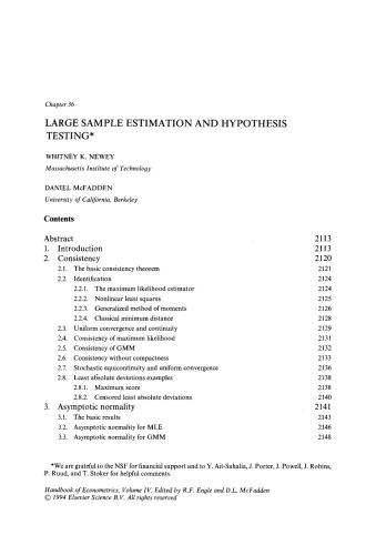 Handbook of Econometrics