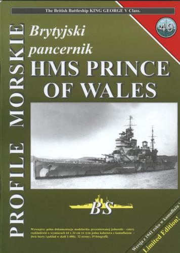 Profile Morskie 049. Brytyjski Pancernik Prince Of Wales