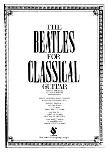 The Beatles For Classical Guitar