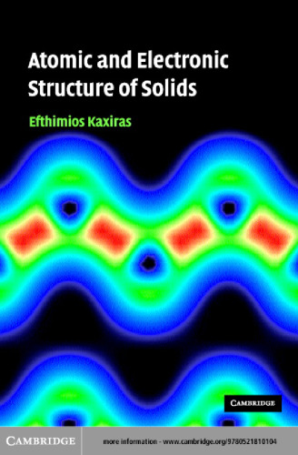 Atomic and electronic structure of solids