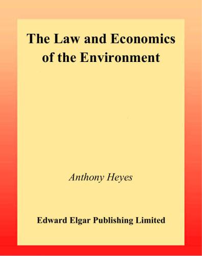 The Law and Economics of the Environment