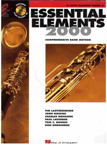 Essential Elements for Eb Alto Clarinet. Book 2