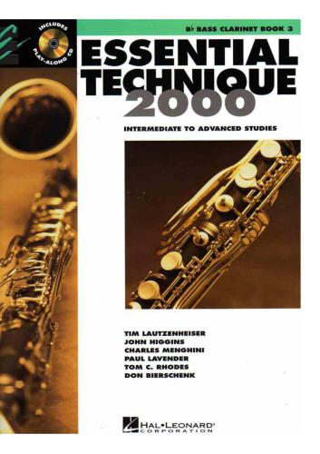 Essential Technique 2000 for Bb Bass clarinet. Book 3