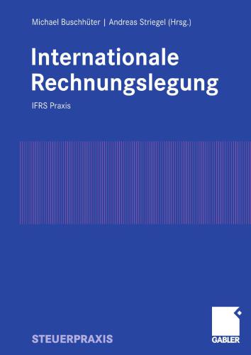 Internationale Rechnungslegung, 1. Auflage 2009