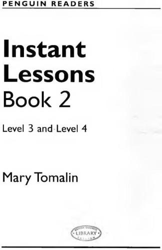 Penguin Readers Instant Lessons, Book 2, Level 3 and Level 4