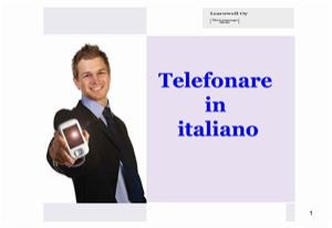 Telefonare in italiano