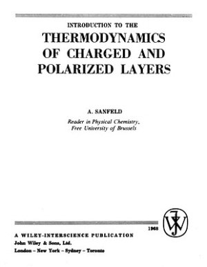 Introduction to the thermodynamics of charged and polarized layers