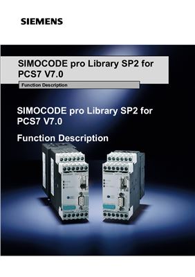 SIMOCODE pro Library SP2 for PCS7 V7.0