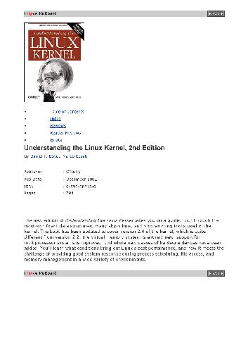 Understanding the Linux Kernel