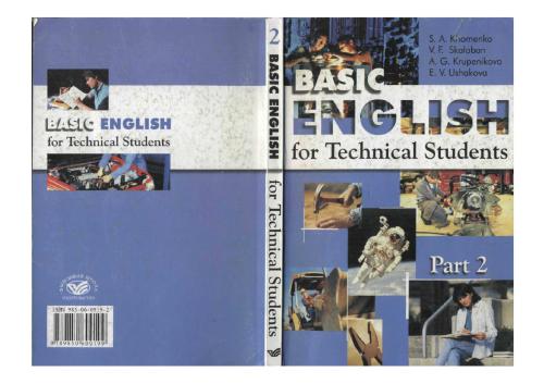 Basic English for Technical Students Part 2