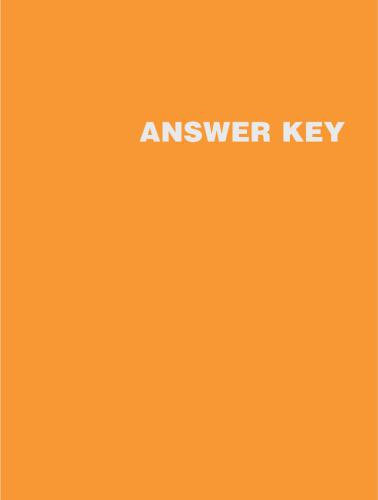 Extensive Reading for Academic Success. Advanced C (Answer and Key)