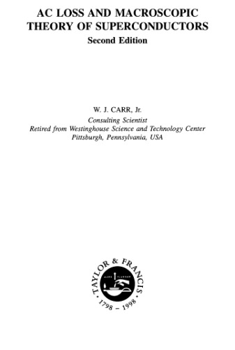 AC loss and macroscopic theory of superconductors