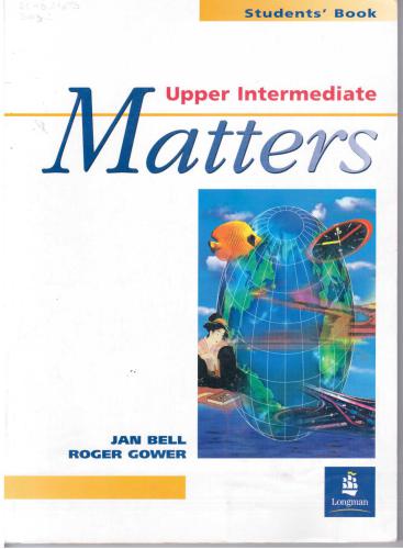 Matters Upper-Intermediate, Student's Book