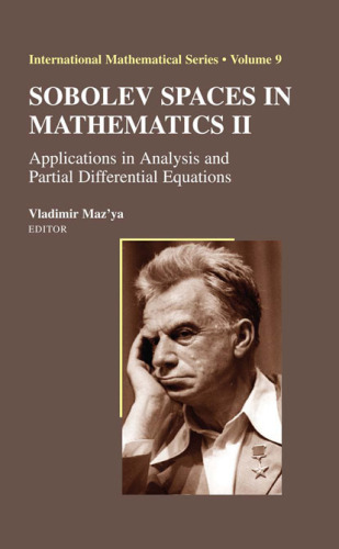 Sobolev Spaces in Mathematics II - Applications in Analysis & Partial Differential Equations