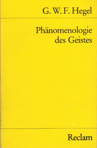 Phänomenologie des Geistes
