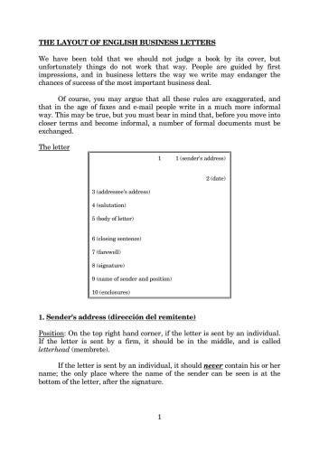English for Tourism Management. Dr. Campos Letter Writing