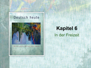 Deutsch Heute: Introductory German (9th edition) Kapitel 6 Audio