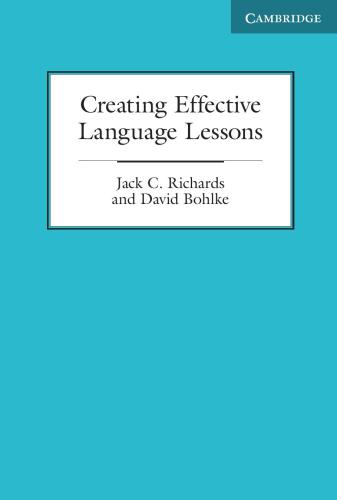 Creating Effective Language Lessons