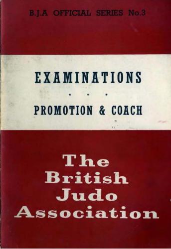 Examinations. Promotion & Coach