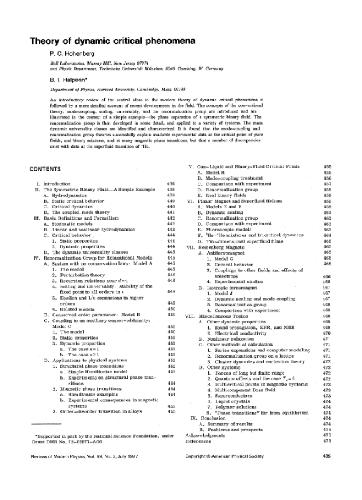 Theory of dynamic critical phenomena