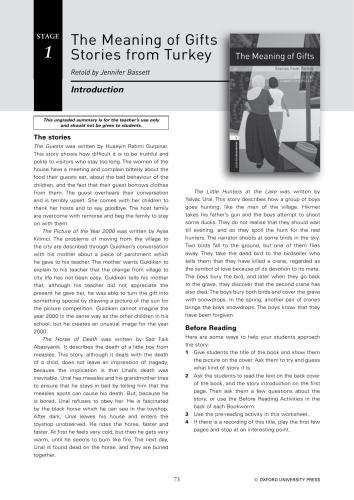 The Meaning of Gifts. Stories from Turkey