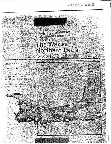 The War in Northern Laos, 1954-1973