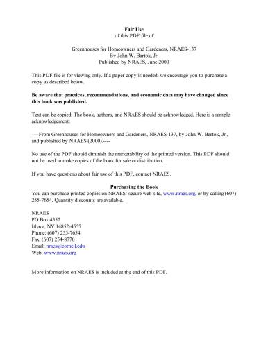 Jr. Greenhouses for homeowners and gardeners