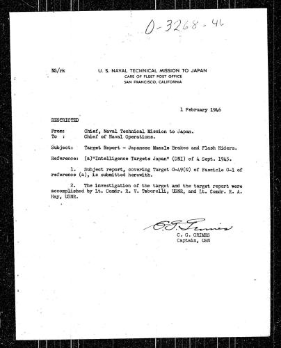 Japanese muzzle brakes and flash hiders