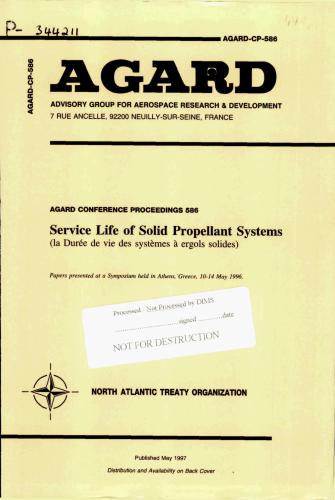 586. Service Life of Solid Propellant Systems