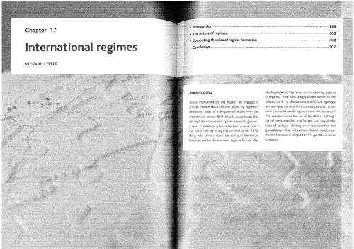 International Regimes