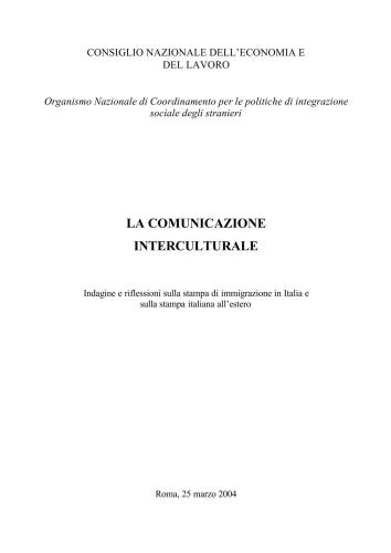 La comunicazione interculturalle