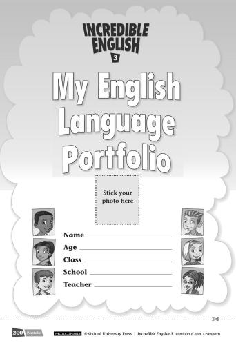 Incredible English 3. Portfolio