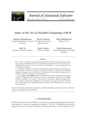 State of the Art in Parallel Computing with R + Code