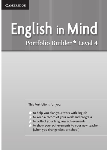 English in Mind 4. Portfolio Builder