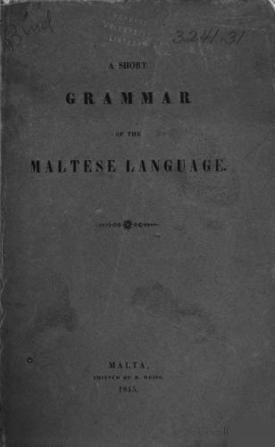 Grammar of the Maltese language