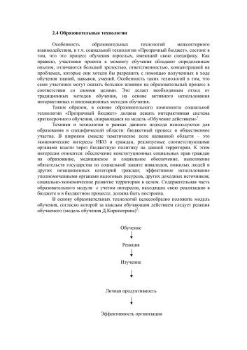 Социальная технология. Прозрачный бюджет