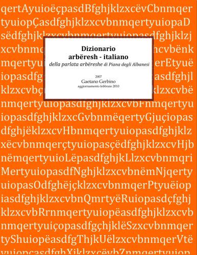 Dizionario arbëresh - italiano della parlata di Piana degli Albanesi