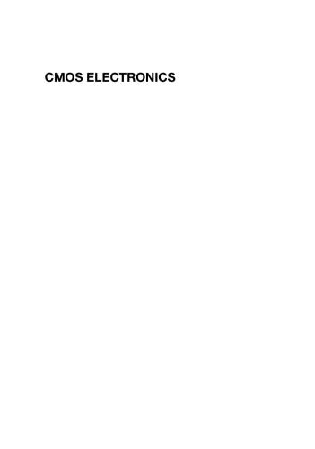 CMOS Electronics: How It Works, How It Fails