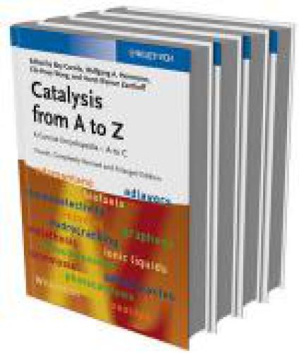 Catalysis from A to Z: A Concise Encyclopedia (4 Volume Set)