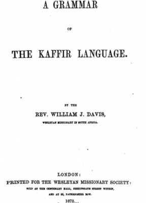 Grammar of The Kaffir Language-Xhosa