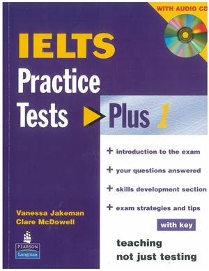 Longman IELTS Practice Test Plus 1 (с ответами)