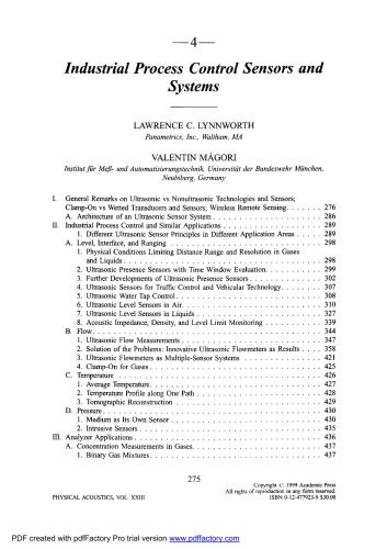 Magori Industrial process control sensors and systems