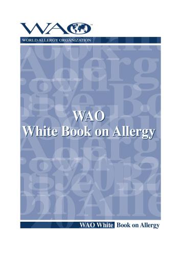 World Allergy Organization (WAO) White Book on Allergy