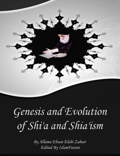 Allama. Genesis and Evolution of Shi'a and Shia'ism