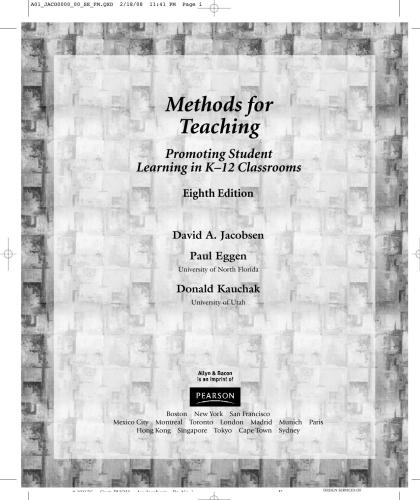 Methods for Teaching