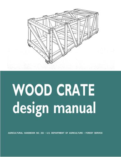 Wood crate design manual