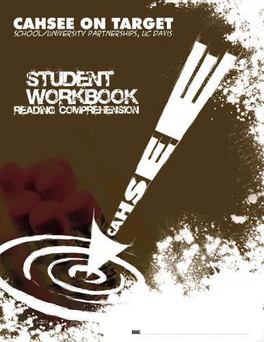 CAHSEE on Target. Reading Comprehension. Student Workbook